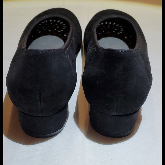 David Tate black suede Nubuck flats shoes - Picture 5 of 7